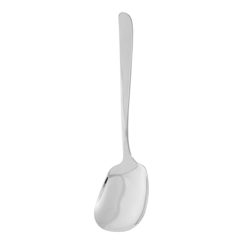 Cabilock Servierlöffel Großes Buffet Kochbesteck Set Dickes Langlebiges Catering Esslöffel mit Langem Griff für Salate Pasta Gastro Restaurant und Tisch von Cabilock