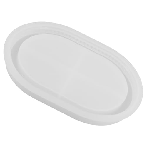 Cabilock Silikonform Tray Oval für DIY Kerzenhalter Gießform Vielseitig für Epoxidharz Harz Schmuck Basteln Gipsformen Kreative Tabletts Personalisierbar von Cabilock