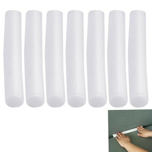 Cabilock 7 Stück Rutschfester Schaumstoff Stick, Elastische Schaumstoffstäbe für Sofa, Couch, Schonbezüge Möbelschutz von Cabilock