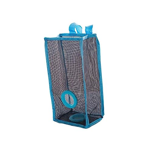 Cabilock Hängender Faltbarer Mesh Müllsack Organizer Atmungsaktiver Aufbewahrungsbeutel Für Küche s Blau Praktische Lösung Für Müllbeutel Und Recyclingcontainer von Cabilock