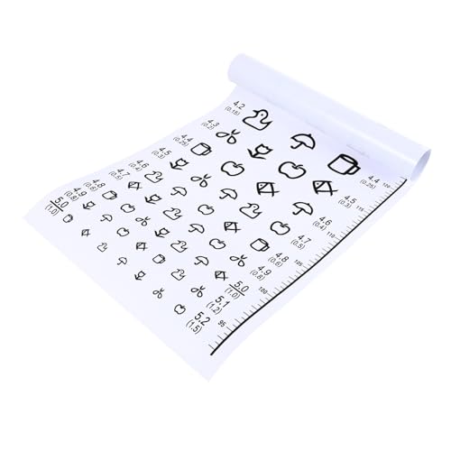 Cabilock Standard Pädiatrische Sehtafel für Erwachsene Logarithmische Sehschärfentafel Wasserdichtes PVC Wandkarte für Haus und Kindergarten Einfache Anwendung zur Augenprüfung Cabilock Standard Pädiatrische Sehtafel für Erwachsene Logarithmische Sehschärfentafel Wasserdichtes PVC Wandkarte für Haus und Kindergarten Einfache Anwendung zur Augenprüfung von Cabilock