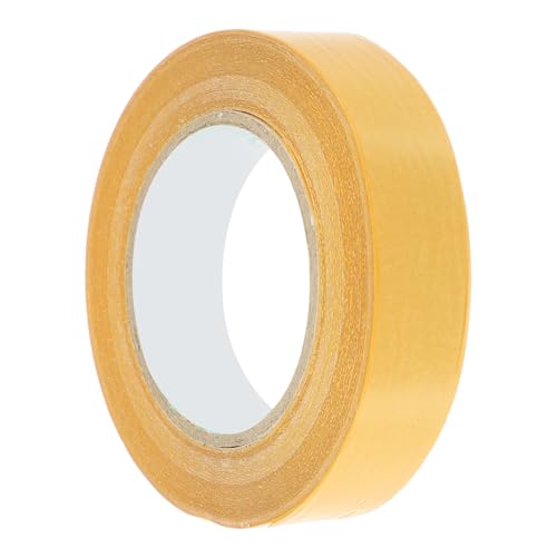 Cabilock Starkes Doppelseitiges Gewebeband Wasserfest Hohe Zugfestigkeit Vielseitig für Teppich Verpackung Reparatur und DIY anwendungen Gelb von Cabilock