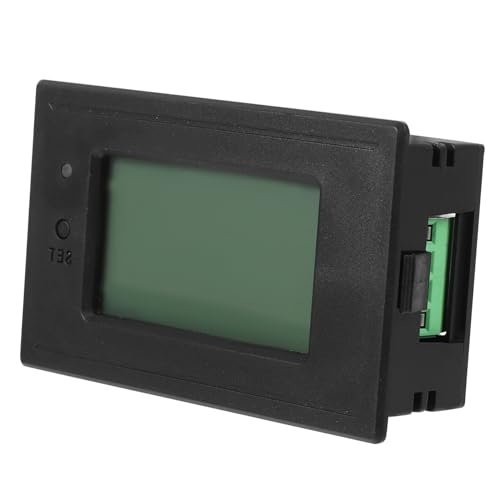 Cabilock Strommessgerät LCD Anzeige Spannungs Strommonitor für Haushalt mit Präziser Messung von Leistung Energieverbrauch und Stromstärke Einfache Installation und Vielseitige von Cabilock