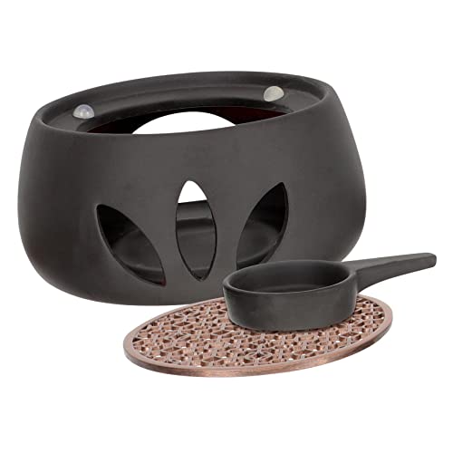 Cabilock Teewärmer Set aus Japanischer Stil Praktische Heizplatte für Teeliebhaber und Sicher zum Warmhalten von Tee von Cabilock