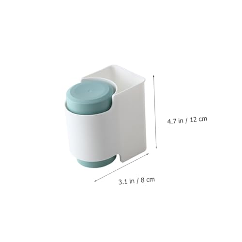 Cabilock Teiliges Zahnputzset Wandhalterung mit Becherhalter Platzsparender Zahnbürstenständer für Badezimmer Abnehmbar und Bohrfrei Praktisches Aufbewahrungsrack für Zahnbürsten und von Cabilock