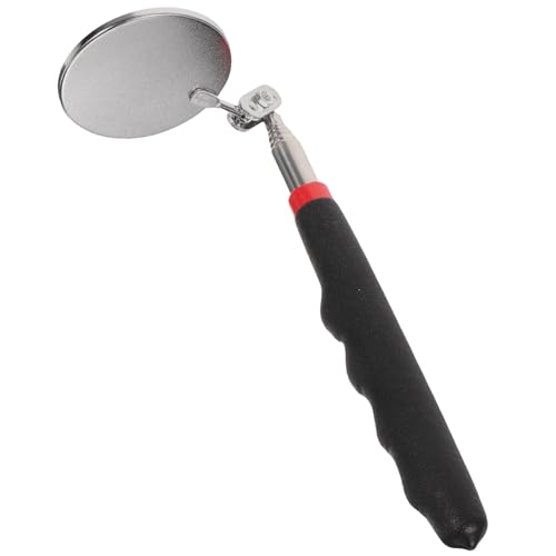 Cabilock Teleskopischer Inspektionsspiegel aus Edelstahl mit Rundem Glas Verstellbar und Ausziehbar Robustes Fahrzeug inspektionswerkzeug für Mechaniker Werkstätten und Präzise von Cabilock