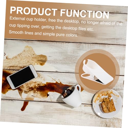 Cabilock Tischrand Becherhalter Clip aus Robustem mit Lochboden Praktischer Getränkehalter für Schreibtischseiten Sicherer Halt für Kaffeetassen und Trinkbecher Einfache Anbringung Am Cabilock Tischrand Becherhalter Clip aus Robustem mit Lochboden Praktischer Getränkehalter für Schreibtischseiten Sicherer Halt für Kaffeetassen und Trinkbecher Einfache Anbringung Am von Cabilock
