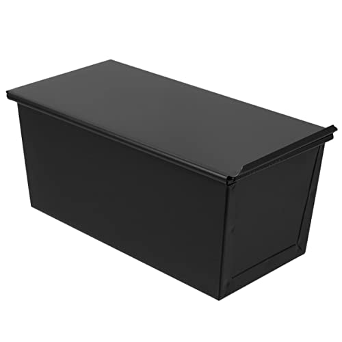 Cabilock Toastform brotformen bread baking pan bread pan brotbacktöpfe Sauerteigbrotschneider Backform für den Laib Korb Brotlaib backen wiederverwendbare Toastpfanne Kohlenstoffstahl Black von Cabilock