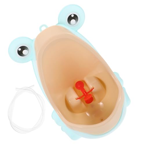 Cabilock Töpfchen Stehendes Urinal mit Cartoon Frosch Motiv Grün PP Material Befestigungsarten Haken Saugnapf Stehend Robust Geruchshemmend für Jungen Toilettentraining Zufällige Farbe Cabilock Töpfchen Stehendes Urinal mit Cartoon Frosch Motiv Grün PP Material Befestigungsarten Haken Saugnapf Stehend Robust Geruchshemmend für Jungen Toilettentraining Zufällige Farbe von Cabilock