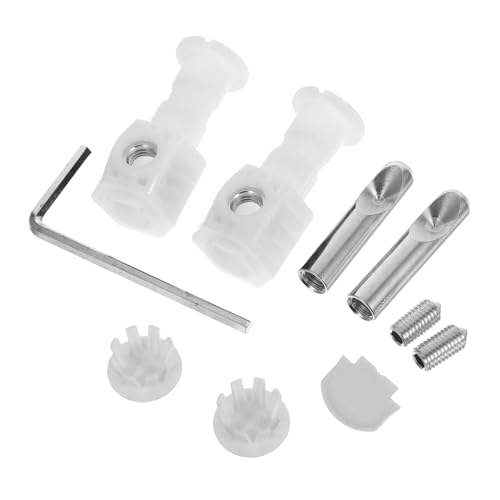 Cabilock Toilettensitz Schrauben Weiß Stabile Befestigungsschrauben für Wc sitz und Wand wc Montage Kompatibel mit Vielen Modellen Inklusive Nylon lock für Bad und Gemeinschaftstoiletten von Cabilock