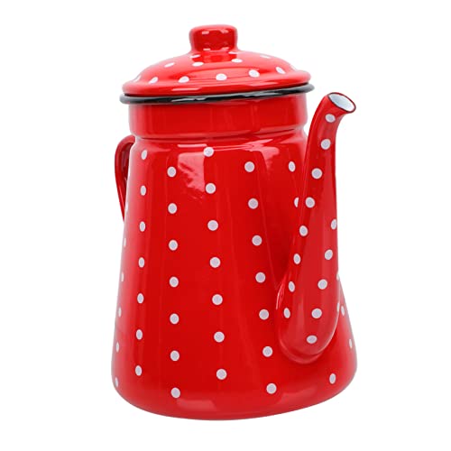 Cabilock Emaillierte Kaffeekanne Haushaltskessel Komfortgriff 1 5 L Dekorativer Wasserkocher Für Den Hotelgebrauch Cabilock Emaillierte Kaffeekanne Haushaltskessel Komfortgriff 1 5 L Dekorativer Wasserkocher Für Den Hotelgebrauch von Cabilock
