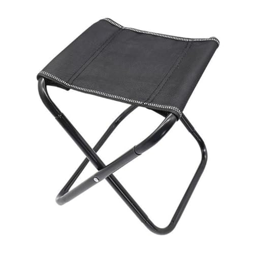 Cabilock Tragbarer Klapphocker Hocker Zum Angeln Klapphocker Für Erwachsene Tragbar Kleiner Stuhl Tragbarer Stuhl Klappbarer Campinghocker Faltbarer Stuhl Tragbare Hocker Black Stahl von Cabilock