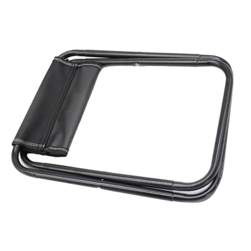 Cabilock Tragbarer Klapphocker Kleiner Stuhl Klapphocker Für Erwachsene Tragbar Zusammenklappbarer Campinghocker Hocker Zum Angeln Faltbarer Stuhl Tragbarer Stuhl Black Stahl von Cabilock