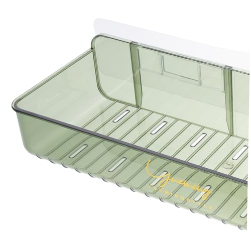 Cabilock Transparente Pet Wandablage Badregal Selbstklebend ohne Bohren Hochbelastbar Bad Organizer für Shampoo Küchenaufbewahrung Toilettenpapierhalter Ablage Multifunktional von Cabilock