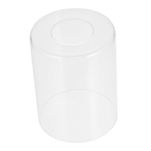 Cabilock Transparenter Glas Lampenschirm Lampenabdeckung Glaskuppel Lichtschutz Für Wohnzimmer Schlafzimmer Esszimmer Einfach Montage von Cabilock