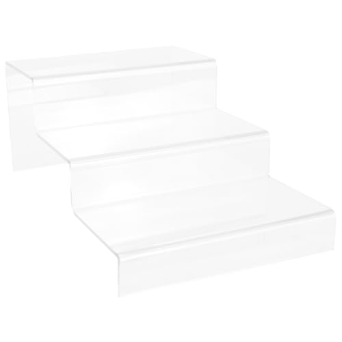 Cabilock Transparentes Lagiges Schuhregal aus Platzsparender Schuhstapler und Aufbewahrungsständer für High Heels Robuster Schuhaufbewahrung für Wohnzimmer Büro und Badezimmer Langlebig von Cabilock