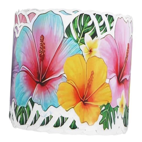 Cabilock Tropische Pinnwand Bordüre aus Papier Selbstklebend mit Blumen und Blätterdesign für Klassenzimmer und Partys Langlebig und Vielseitig Einsetzbar von Cabilock