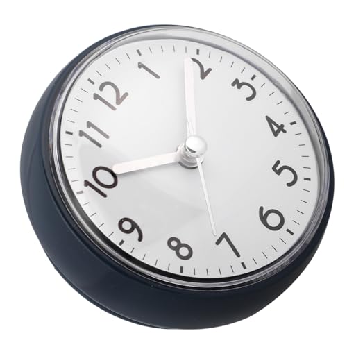 Cabilock Dekorative Uhr Mit Tasse Für Badezimmer Weiß Mit Grüner Mini-wanduhr Für Küche Und Büro von Cabilock