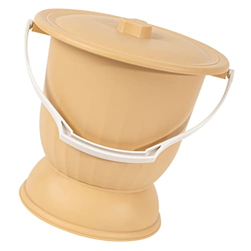 Cabilock Urinal Mit Deckel Flasche Behinderte Älteste Mutterschaft Multifunktions-Spucknapf Urin Holunderpfanne Urinal Heimabdeckung Senioren Schlafzimmer Schwangere Pinkeleimer von Cabilock