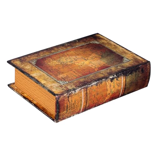 Cabilock Vintage Buchform Aufbewahrungsbox Falsche Buchbox Dekorative Buchstatue Holz Und Pu Material Simulation Buchform Für Kleine Gegenstände Und Schmuck Cabilock Vintage Buchform Aufbewahrungsbox Falsche Buchbox Dekorative Buchstatue Holz Und Pu Material Simulation Buchform Für Kleine Gegenstände Und Schmuck von Cabilock