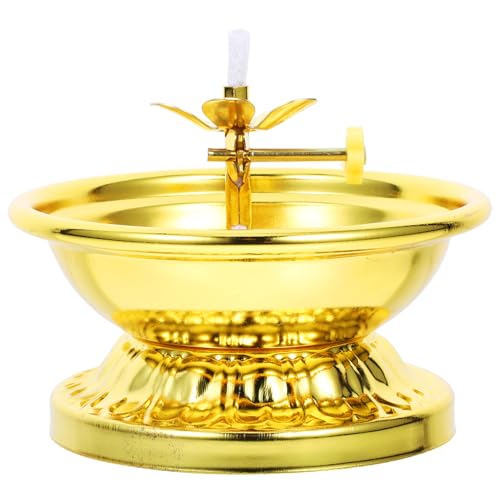 Cabilock Vintage Einstellbare Öllampe aus Winddicht Dekorative Chinesische Petroleumlampe für Innenräume Buddhistische Öllampe zur Wohnraumgestaltung Cabilock Vintage Einstellbare Öllampe aus Winddicht Dekorative Chinesische Petroleumlampe für Innenräume Buddhistische Öllampe zur Wohnraumgestaltung von Cabilock