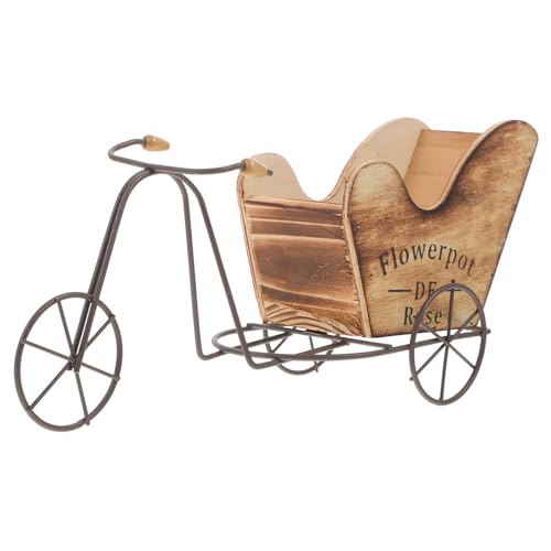Cabilock Vintage Fahrrad Modell Dekofigur mit Einzigartigem Design Rustikale Desktop Deko für Wohnzimmer und Regal Stilvolle Metallkunst als Nostalgische Schreibtisch Verzierung von Cabilock