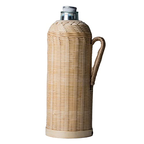 Cabilock Vintage Karaffe 1 ? Hause Thermische Handisolierung Traditionelle Isolierte Chinesische Rattan Deckel Vakuumhalteabdeckung Spender Küchentopf mit Wasserkocher für Rustikalen Karaffe Krug Cabilock Vintage Karaffe 1 ? Hause Thermische Handisolierung Traditionelle Isolierte Chinesische Rattan Deckel Vakuumhalteabdeckung Spender Küchentopf mit Wasserkocher für Rustikalen Karaffe Krug von Cabilock