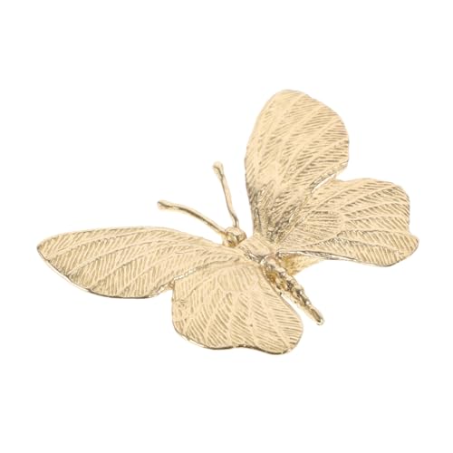 Cabilock Vintage Messing Schmetterling Möbelknopf Dekorativer Schrankgriff für Kommode Küchen und Möbelbeschläge Komfortabler Griff Vielseitig Einsetzbar Verspieltes Design für Cabilock Vintage Messing Schmetterling Möbelknopf Dekorativer Schrankgriff für Kommode Küchen und Möbelbeschläge Komfortabler Griff Vielseitig Einsetzbar Verspieltes Design für von Cabilock