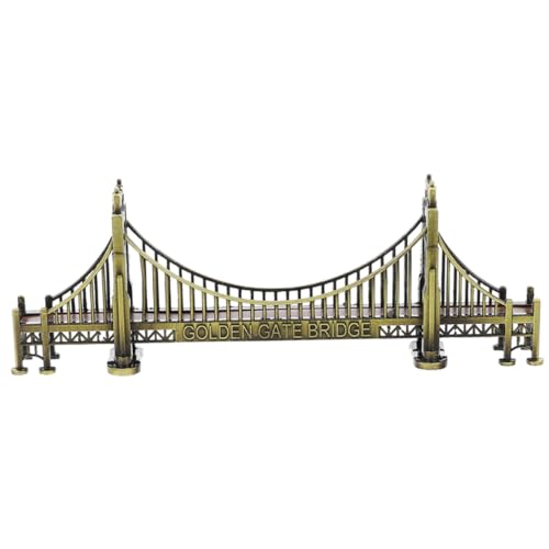 Cabilock Modell Der Gate Bridge Vintage-metalltischdeko Brückenmodell-Statue Schreibtischornament Antikes Design Für Und Büro von Cabilock