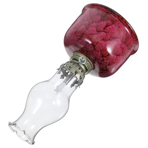 Cabilock Vintage Öllampe aus Keramik für Heimdekoration Nostalgische Petroleumlampe mit Glasrauchabdeckung Tischlampe für Wohnzimmer und Teestuben Cabilock Vintage Öllampe aus Keramik für Heimdekoration Nostalgische Petroleumlampe mit Glasrauchabdeckung Tischlampe für Wohnzimmer und Teestuben von Cabilock