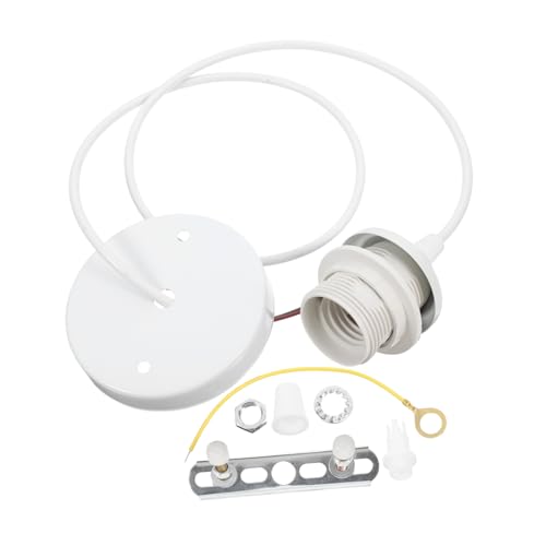 Cabilock Vintage Pendelleuchten mit Verstellbarem Kabel Lampenfassung für Hängelampen Deckenhalterung Beleuchtungszubehör Kompatibel für Wohnzimmer Esszimmer Arbeitszimmer Cabilock Vintage Pendelleuchten mit Verstellbarem Kabel Lampenfassung für Hängelampen Deckenhalterung Beleuchtungszubehör Kompatibel für Wohnzimmer Esszimmer Arbeitszimmer von Cabilock