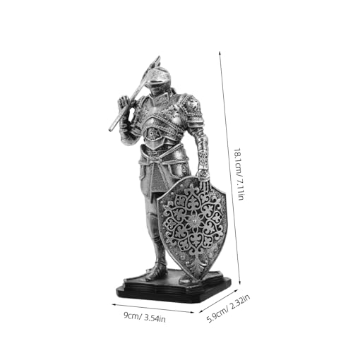 Cabilock Vintage Resin Medieval Guard Figurine Retro Handcrafted Knight Statue für Wohnzimmer Büro Schreibtisch Dekoration Kreatives Sammlerstück Cabilock Vintage Resin Medieval Guard Figurine Retro Handcrafted Knight Statue für Wohnzimmer Büro Schreibtisch Dekoration Kreatives Sammlerstück von Cabilock