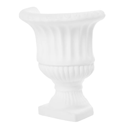 Cabilock Vintage Wandvase aus Gips Halbrund Leichte Dekorative Blumenvase für Wohnzimmer Küche Retro Wandkunst Pflanzer für Vielseitige Wohnraumdekoration Cabilock Vintage Wandvase aus Gips Halbrund Leichte Dekorative Blumenvase für Wohnzimmer Küche Retro Wandkunst Pflanzer für Vielseitige Wohnraumdekoration von Cabilock