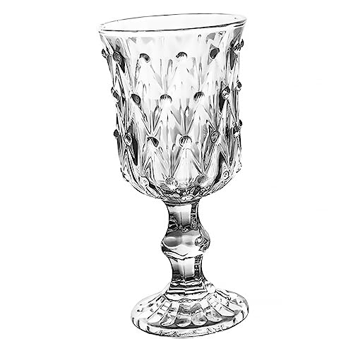 Cabilock Vintage Weinglas aus Rotweinkelch Transparentes Kelchglas für Bar und Dinnerparty Design Hochfuß Stil Cabilock Vintage Weinglas aus Rotweinkelch Transparentes Kelchglas für Bar und Dinnerparty Design Hochfuß Stil von Cabilock