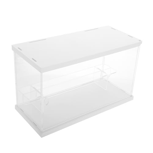 Cabilock Vitrine Aufbewahrungsbox Ausgefallene Vitrine Für Figurenhalter Heimvitrine Abgestufter Ausstellungsständer Regalständer Modellregale Vitrine Für Actionfiguren Miniatur von Cabilock