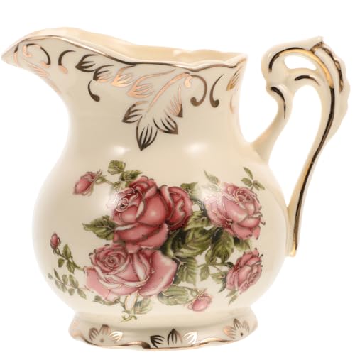 Cabilock Europäischer Stil Keramik Milchkännchen Soßenbecher Milchbecher Keramik-sirupkrug Für Heiße Speisen Und Salatdressings von Cabilock