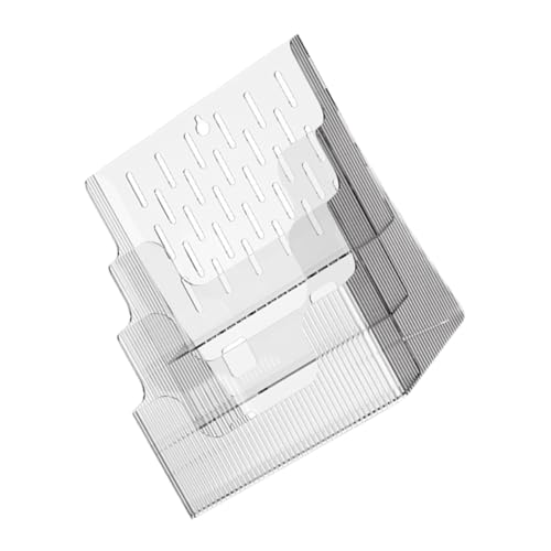 Cabilock Wand oder Tisch Broschürenhalter Transparenter Multifunktions Displayständer für Prospekte Platzsparend und Praktisch für Büro und Präsentationen Cabilock Wand oder Tisch Broschürenhalter Transparenter Multifunktions Displayständer für Prospekte Platzsparend und Praktisch für Büro und Präsentationen von Cabilock