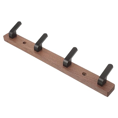Cabilock Wandgarderobe aus Holz mit Haken Eleganter Kleiderhaken für Wand Kein Bohren Erforderlich für Schlafzimmer und Praktisch für Jacken Taschen und Hüte Robuste und Pflegeleichte von Cabilock