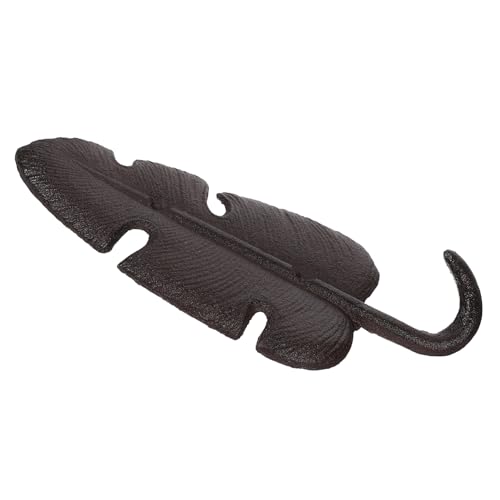 Cabilock Wandmontierter Gusseisen Haken für Kleidung und Accessoires Multifunktionaler Platzsparender Aufbewahrungshaken mit Amerikanischem Design für Türen und Wände von Cabilock