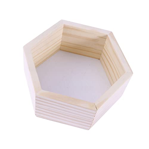 Cabilock Wandregal Aus Holz Süße Wandregale Dekoration Sechseckig Hängendes Rustikal Regale Für Die Wand Drinnen Wohnkultur Klein Hexagon Montiert Dekorativ Gestell Weiß Hölzern von Cabilock