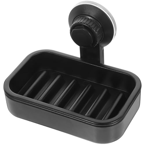 Cabilock Wandseifenhalter Seifenschale Für Duschstange Schwarz Schwamm Ablauf Halter Seifenhalter Dusche Auslaufender Seifensparer Seifenablage Dusche Box Seifen Wäscher Saugnapf Niedergang von Cabilock