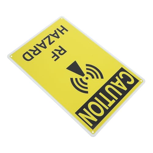 Cabilock Warnschild Funkfrequenz Warnung Robust Langlebig Leicht für Maschinenbereich Geeignet Cabilock Warnschild Funkfrequenz Warnung Robust Langlebig Leicht für Maschinenbereich Geeignet von Cabilock