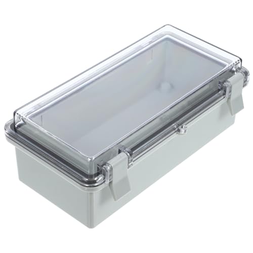 Cabilock Wasserdichte Kabel Verteilerbox aus Robustem Abs Kunststoff mit Transparentem Deckel Wetterfeste Elektrische Anschlussdose für Außenbereich Kompakte Langlebige Elektrobox von Cabilock