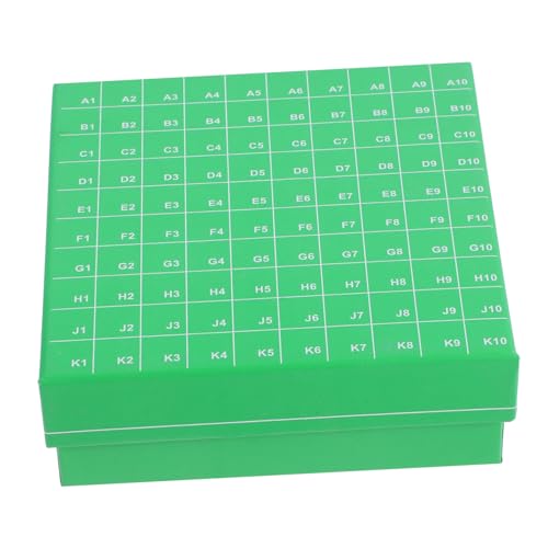 Cabilock Wasserfeste Papp-gefrierbox mit Deckel Testrohroptik Lagerbehälter für Zellkryokonservierung Laborproben Aufbewahrungsbox für Mikroröhrchen Cabilock Wasserfeste Papp-gefrierbox mit Deckel Testrohroptik Lagerbehälter für Zellkryokonservierung Laborproben Aufbewahrungsbox für Mikroröhrchen von Cabilock