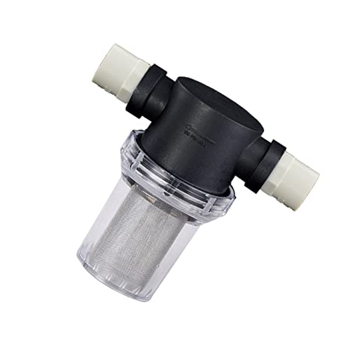 Cabilock Wasserfilter für Waschmaschinen mit Hochdruck und PVC Mesh Vorfilter für Gartenbewässerung und Hochdruckreiniger Schwarz von Cabilock