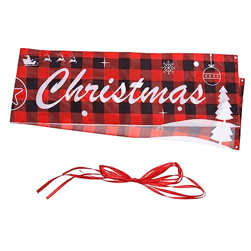 Cabilock Weihnachtsbanner Dekorationsfahne für Festliche Anlässe Weihnachtsbaum Geschäfte und Feiern aus Strapazierfähigem Gefertigt Bringt Festliche Zuhause von Cabilock