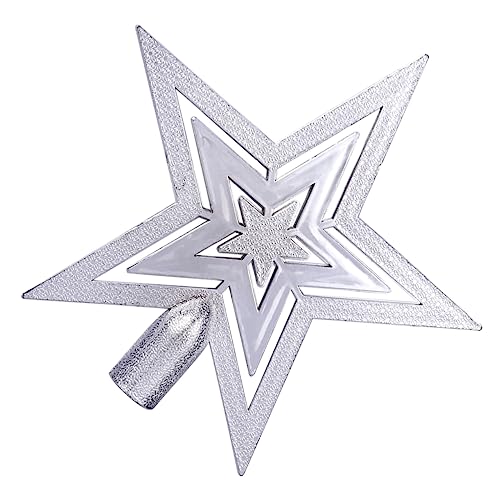 Cabilock Weihnachtsbaum Stern Topper Stern Baumkrone Goldrand baumschmuck weihnachtsbäumchen Tannenbaum Halloween-Dekorationen Weihnachtsbaumspitze Sternbaumkrone Weihnachten Zylinder Decke Cabilock Weihnachtsbaum Stern Topper Stern Baumkrone Goldrand baumschmuck weihnachtsbäumchen Tannenbaum Halloween-Dekorationen Weihnachtsbaumspitze Sternbaumkrone Weihnachten Zylinder Decke von Cabilock