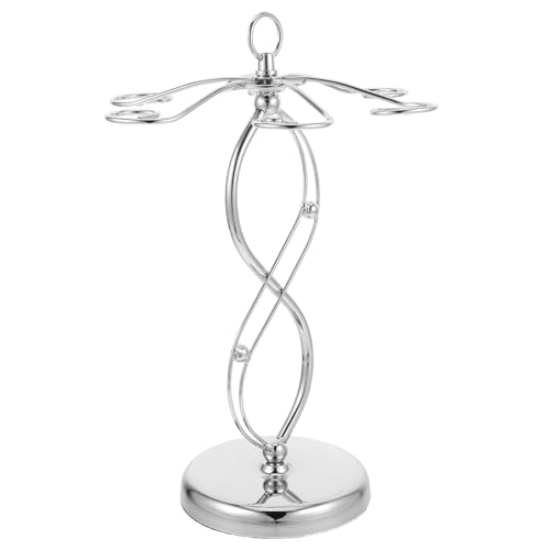 Cabilock Weinglasregal für Arbeitsplatte Innovativer Weinhalter aus Metall mit Haken Freistehender Stielglasständer für Staubfreie Aufbewahrung Cabilock Weinglasregal für Arbeitsplatte Innovativer Weinhalter aus Metall mit Haken Freistehender Stielglasständer für Staubfreie Aufbewahrung von Cabilock