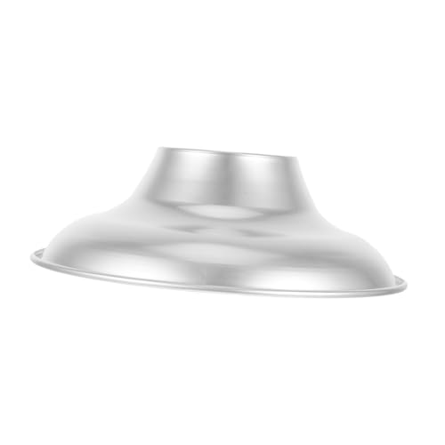 Cabilock Wetterfester Aluminium Lampenschirm mit Mittelloch Robuster Outdoor Deckenlampenschirm für Werkstatt Industrie und Lager Schützender Metalldeckel für Lampen von Cabilock