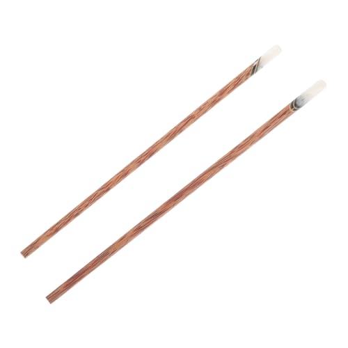 Cabilock Wiederverwendbare Holz Essstäbchen Rutschfest Lackfrei Familiengeeignet Natürliches Holz Geschirr für Asiatische Gerichte Sushi Nudeln für Alltag und Haushalt von Cabilock